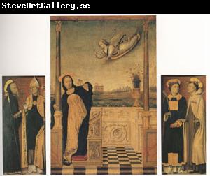 Carlo di Braccesco The Annunciation with Saints A triptych (mk05)